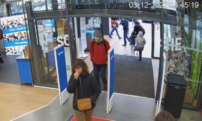 Surveillance footage captured DeLand entering a sporting store in Montelimar on Dec. 3. He's seen here wearing a red jacket, a scarf, a gray beanie, blue pants, a black backpack and sneakers.