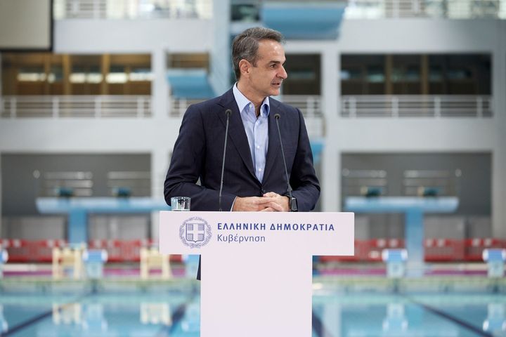 Ο Κ. Μητσοτάκης στην παρουσίαση του προγράμματος για την αξιοποίηση των Ολυμπιακών Εγκαταστάσεων
