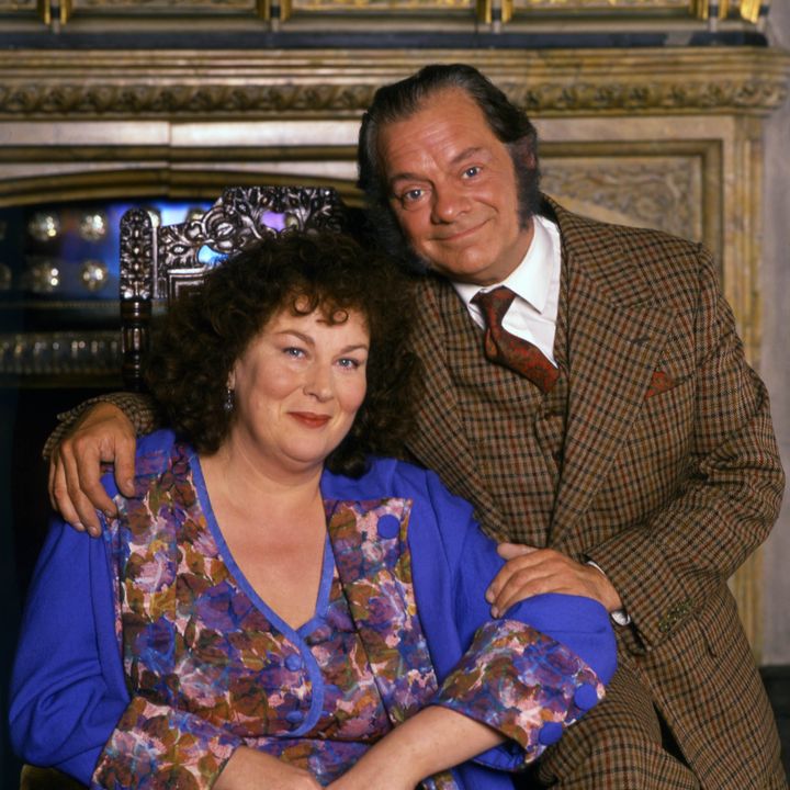 Pam Ferris as Ma and David Jason as Pop Larkin in The Darling Buds Of May
