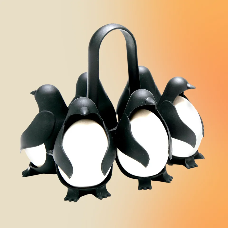 Egg Racks Cute Penguin Shaped Egg Boilers in 2023