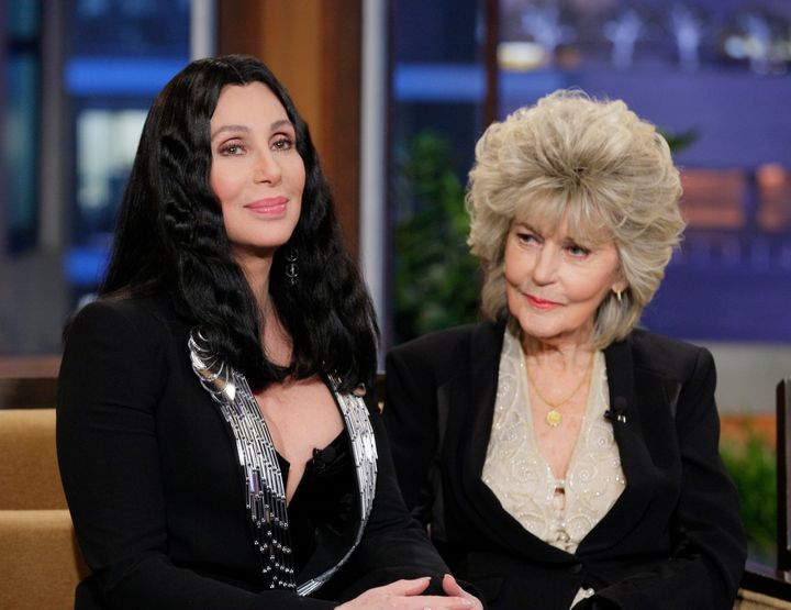 (L-R) Cher and her mother Georgia Holt 