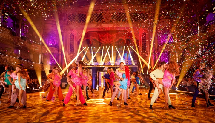 The cast of Strictly Come Dancing 2022 performing in Blackpool earlier in the series