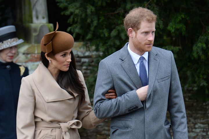 Meghan Markle and Prince Harry pictured in the early years of their relationship