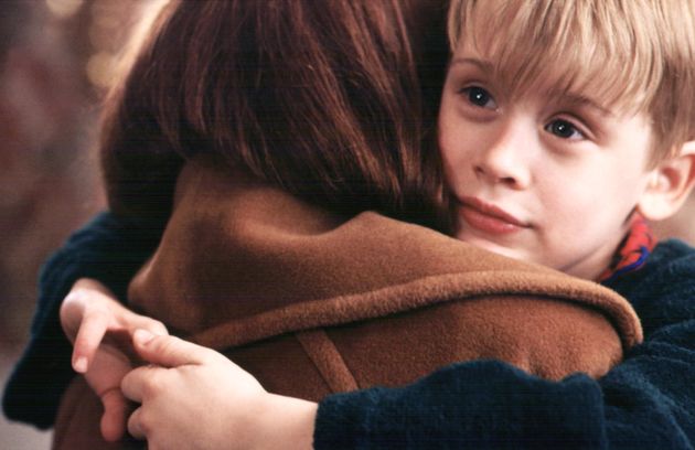 Kevin was reunited with his mum Kate on Christmas morning