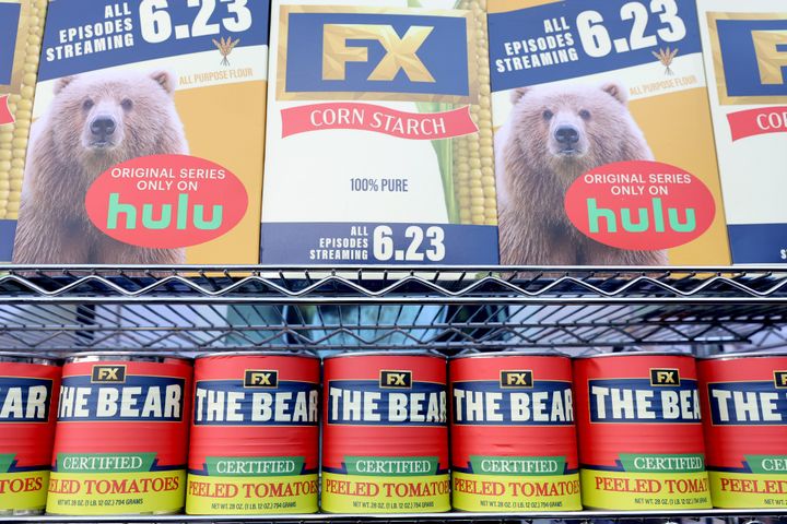 The Los Angeles premiere of "The Bear" featured an homage to the cans of tomatoes that go into the plot-driving spaghetti sauce. 