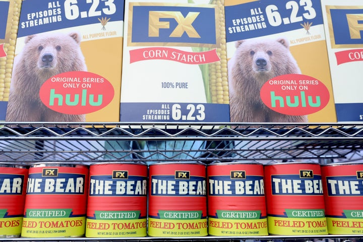 The Los Angeles premiere of "The Bear" featured an homage to the cans of tomatoes that go into the plot-driving spaghetti sauce. 