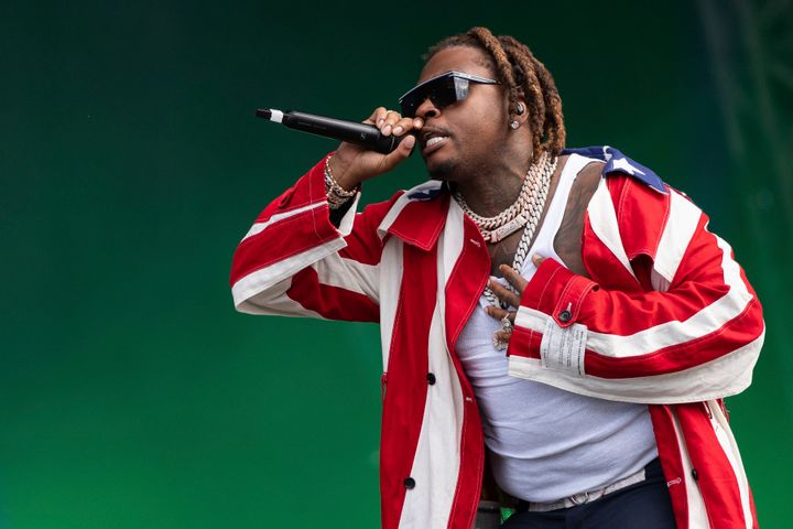 Gunna performs at the Wireless Music Festival in London in 2021. The rapper has entered into what is called an Alford plea, which allows a person to maintain their innocence while acknowledging that it is in their best interests to plead guilty.