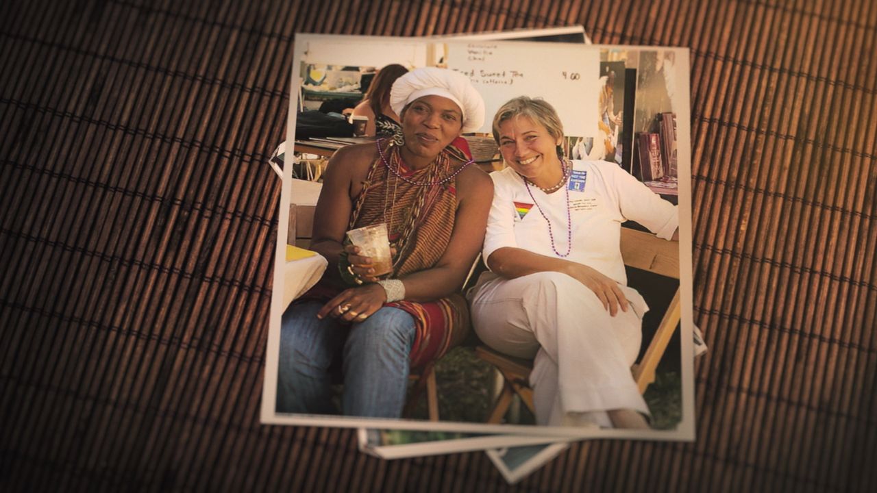 (Left to Right): Youree Dell Harris aka "Miss Cleo" with a friend, years after the Psychic Readers Network collapse.