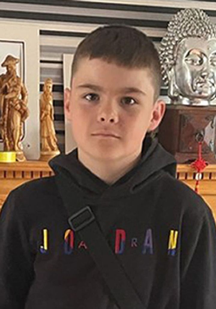 Thomas Stewart, who have been named as one of the children who died after falling through ice at Babbs Mill Park in Kingshurst, Solihull on Sunday. 