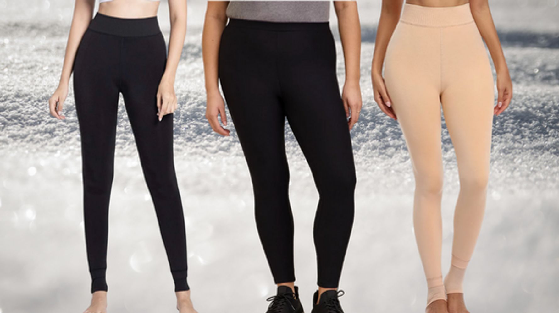 Fashion Women Solid Color Fleece Warm Winter Tights Pants Thermal High  Waist Pantyhose Leggings(XS-3XL)