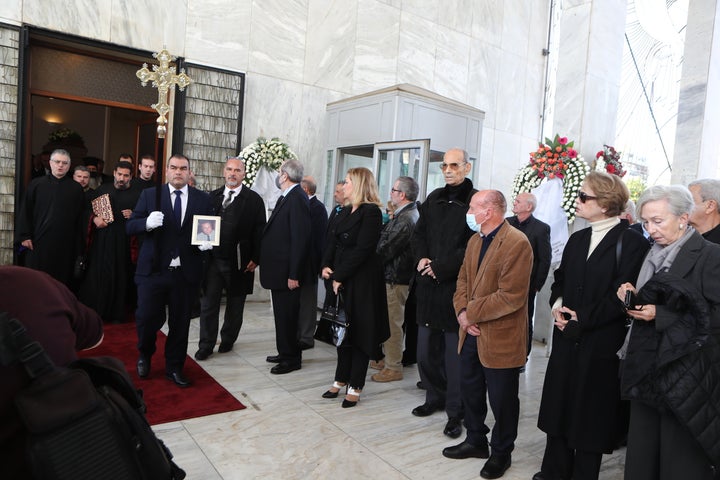 Στιγμιότυπο από την κηδεία του Γιάννη Διακογιάννη 