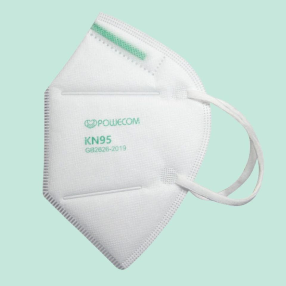 A pack of 10 highly-rated KN95 masks