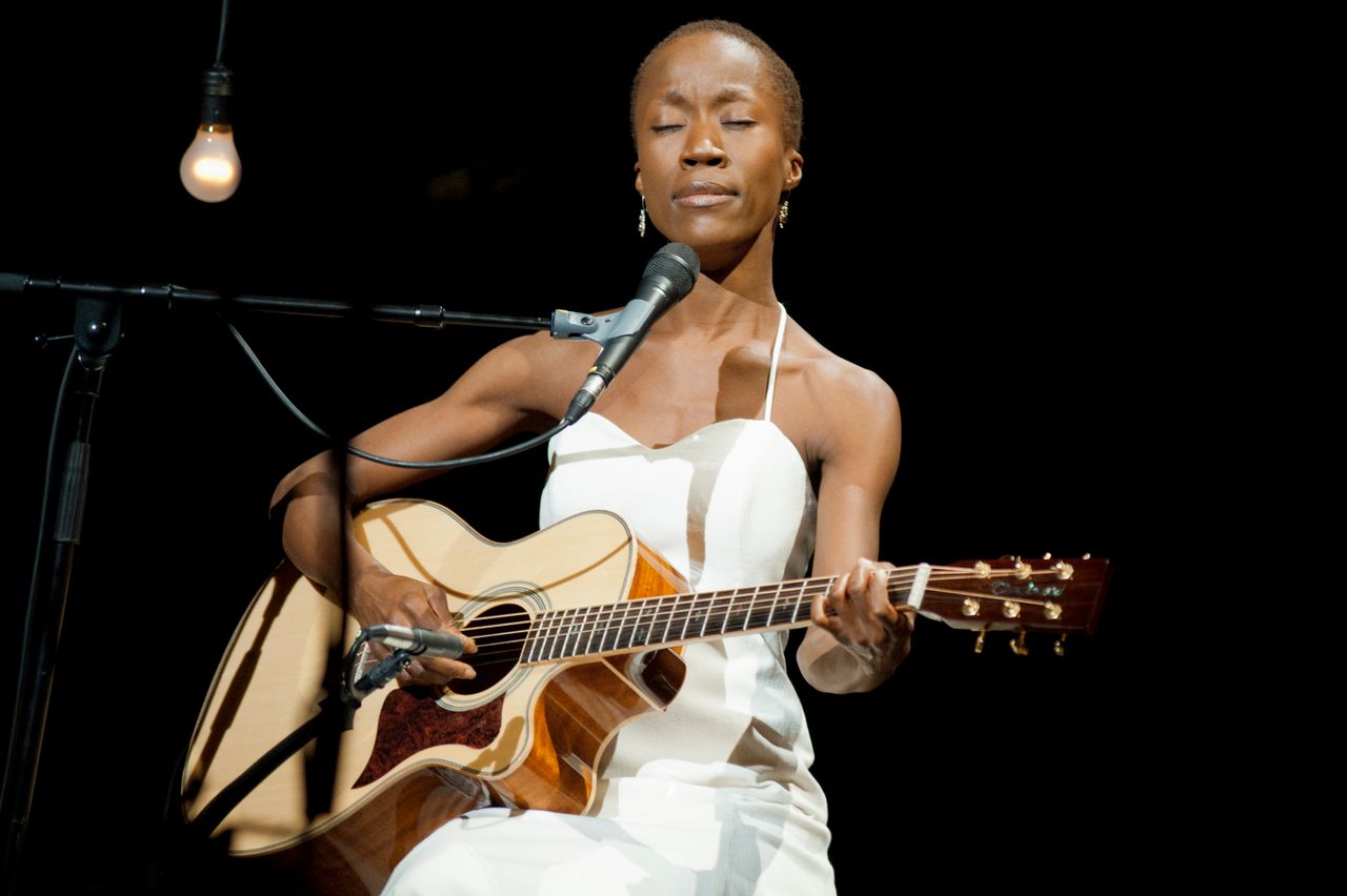 Rokia Traoré performing in "Desdemona" in Germany in 2011.
