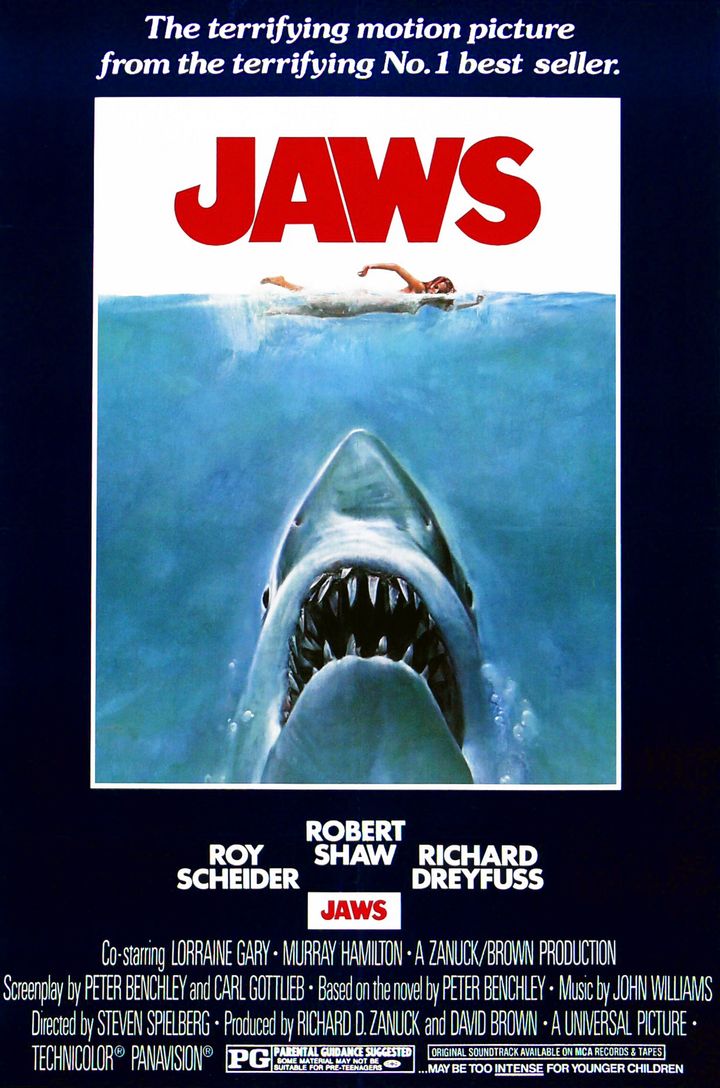 "Jaws" a 1975 American Thriller film starring Roy Scheider. (Photo by: Universal History Archive/UIG via Getty images)