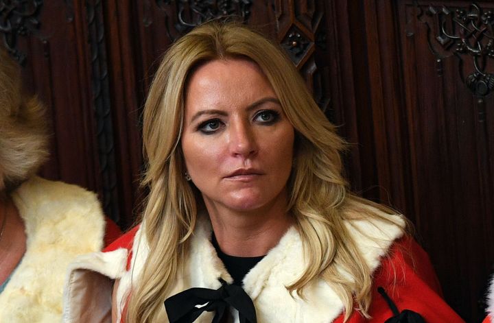 Baroness Michelle Mone ahead of the State Opening of Parliament in the House of Lords.