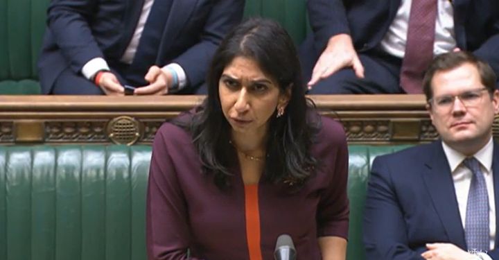 The home secretary made the claim in the House of Commons