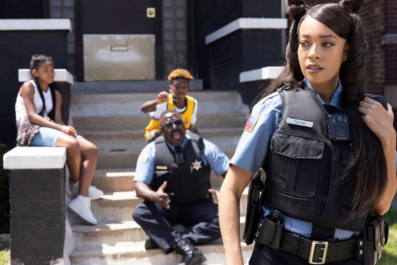 One of Officer Turner's main roles in "South Side" is to get on her partner Officer Goodnight's nerves.