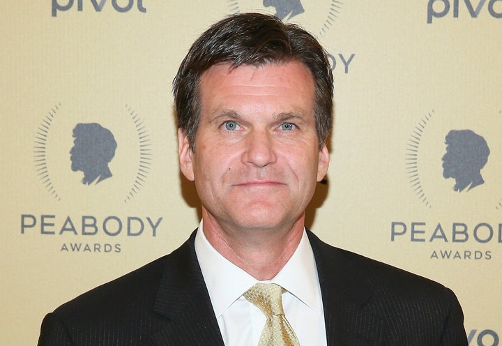 CNN Reporter Drew Griffin poses with his award at The 74th Annual Peabody Awards Ceremony on May 31, 2015, in New York City.