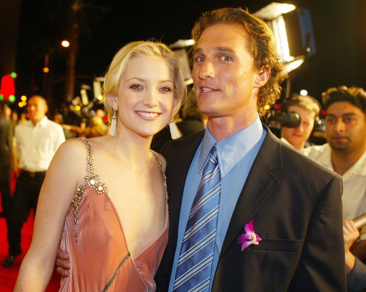 Kate Hudson (left) and Matthew McConaughey in 2003. 