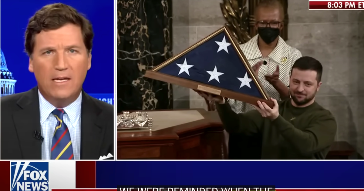 Tucker Carlson Has A Total Meltdown About Zelenskyy’s Speech To Congress Tucker Carlson Has A Total Meltdown About Zelenskyy’s Speech To Congress