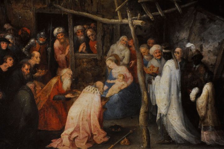  Η Προσκύνηση των Μάγων, 1598-1600. Έργο του Φλαμανδού ζωγράφου Γιαν Μπρίγκελ του Πρεσβύτερου. Μουσείο Ερμιτάζ, Αγία Πετρούπολη.