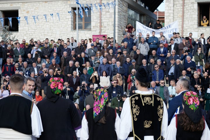 Επίσκεψη του Πρωθυπουργού Κυριάκου Μητσοτάκη σε Χειμάρρα, Λειβαδιά και Δερβιτσάνη, Πέμπτη 22 Δεκεμβρίου 2022.