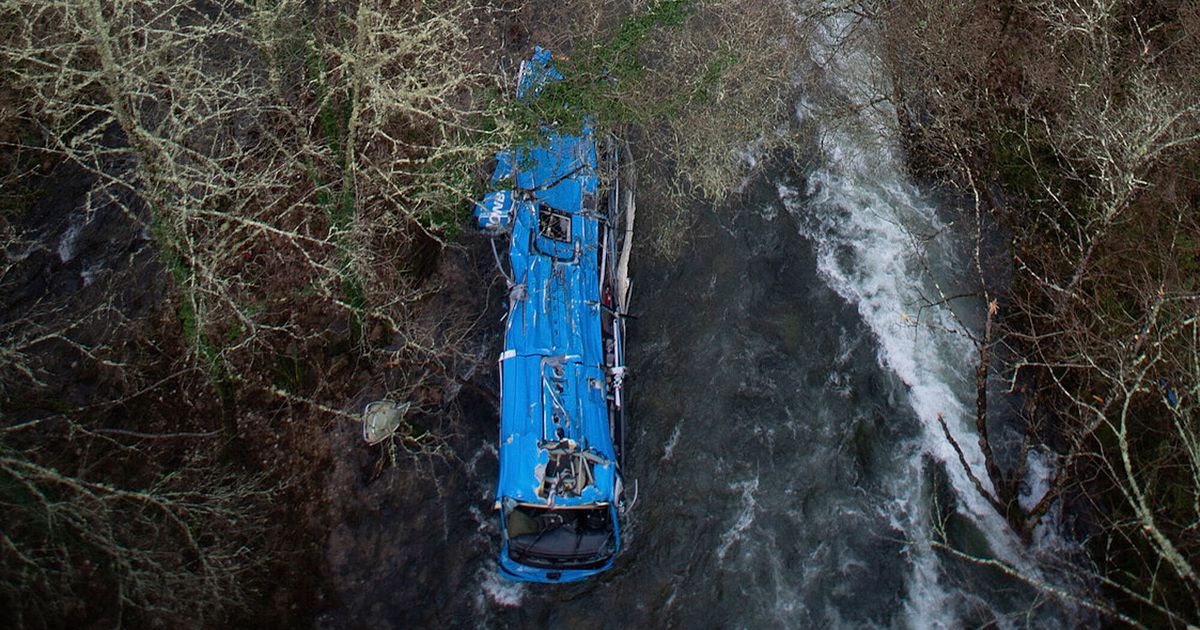7th Body Found After Bus Plunged Off Bridge Into River In Spain