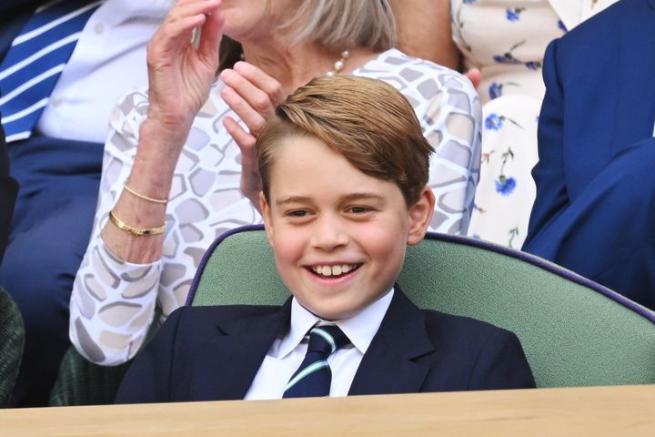 Prince George appears to have an artistic streak
