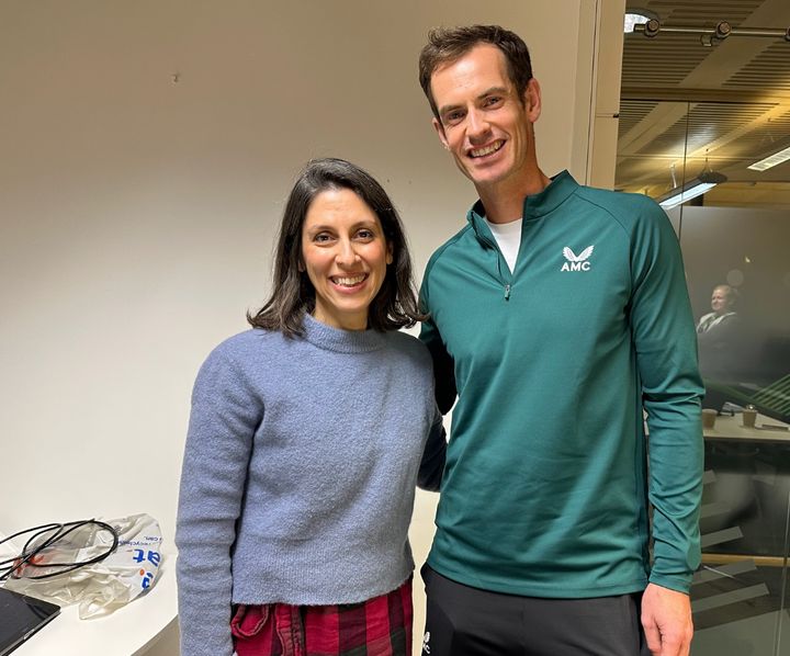 Murray shared this photo of himself with Zahgari-Ratcliffe on Twitter