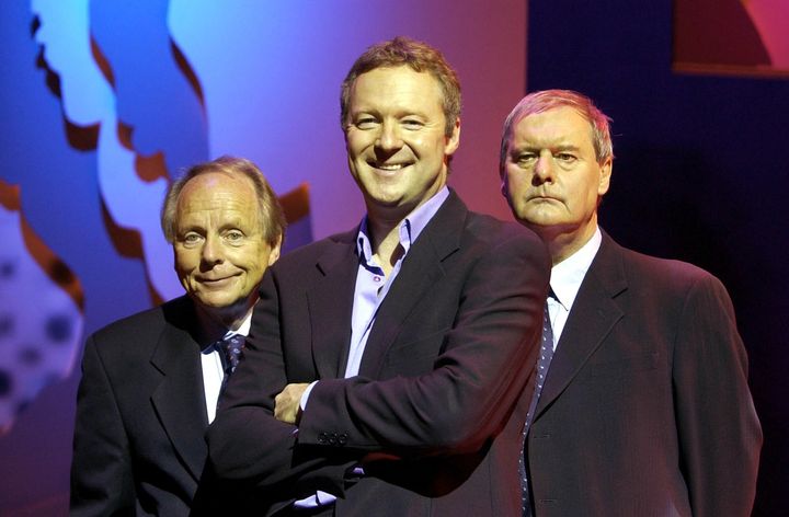 John Bird (left), Rory Bremner and John Fortune