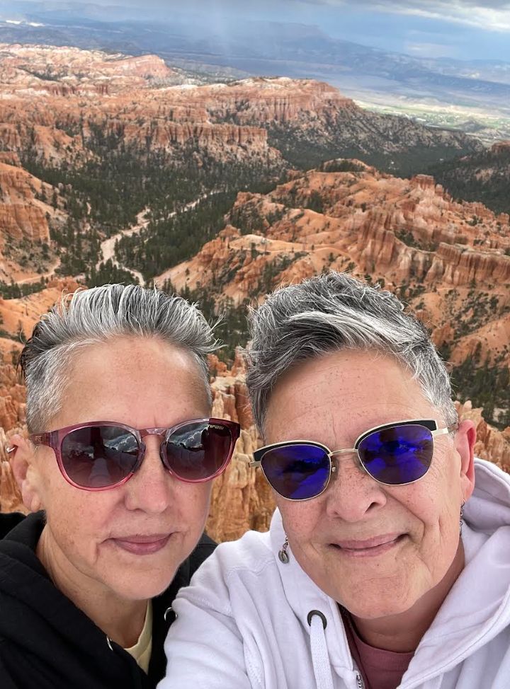 The author and her wife at Bryce Canyon in Utah in September 2022.