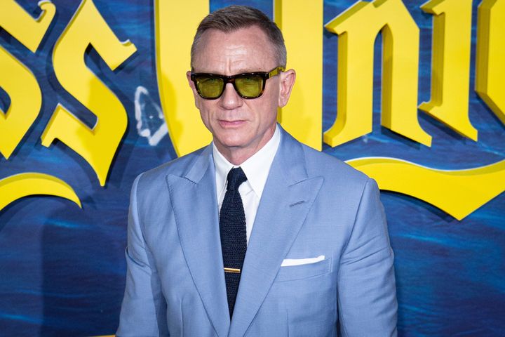 Daniel Craig at a Glass Onion screening in Madrid earlier this year