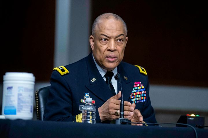 William J. Walker testifies before a Senate Committee on Homeland Security and Governmental Affairs and Senate Committee on Rules and Administration joint hearing in Washington on March 3, 2021.