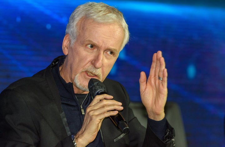 James Cameron isn't sure if he "would want to fetishize the gun" in his work moving forward.