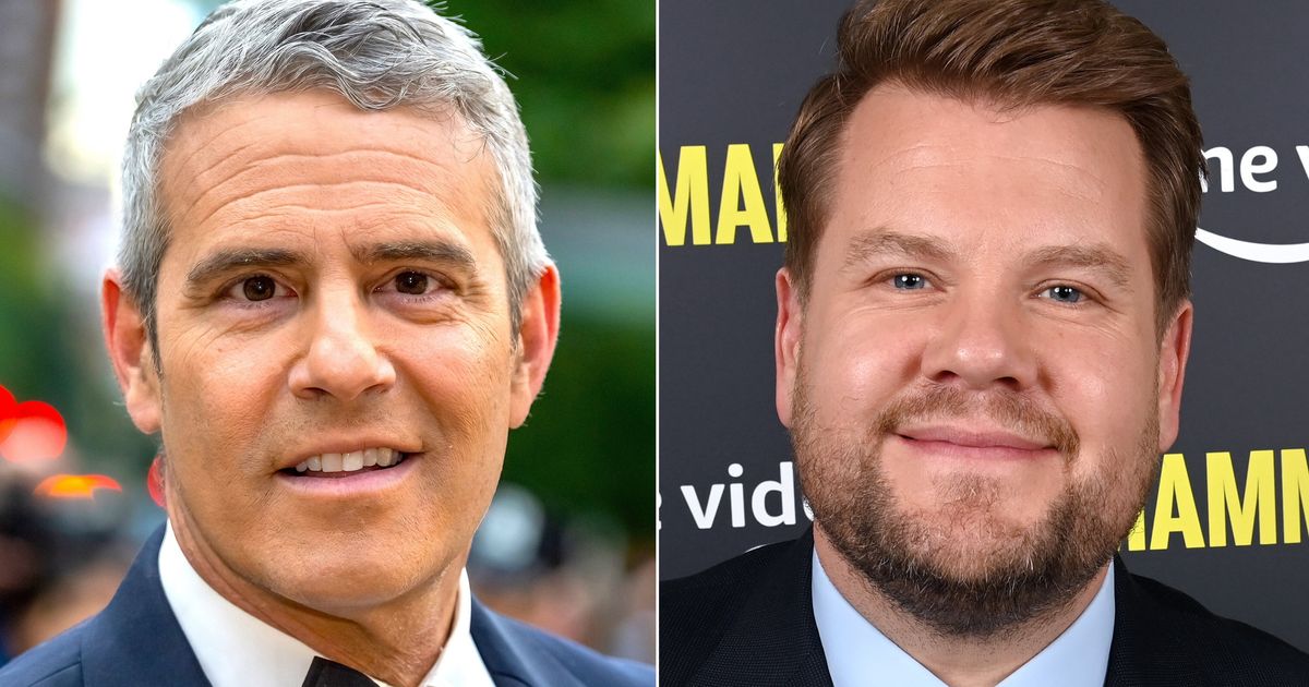 Andy Cohen puts James Corden on blast to copy his collection