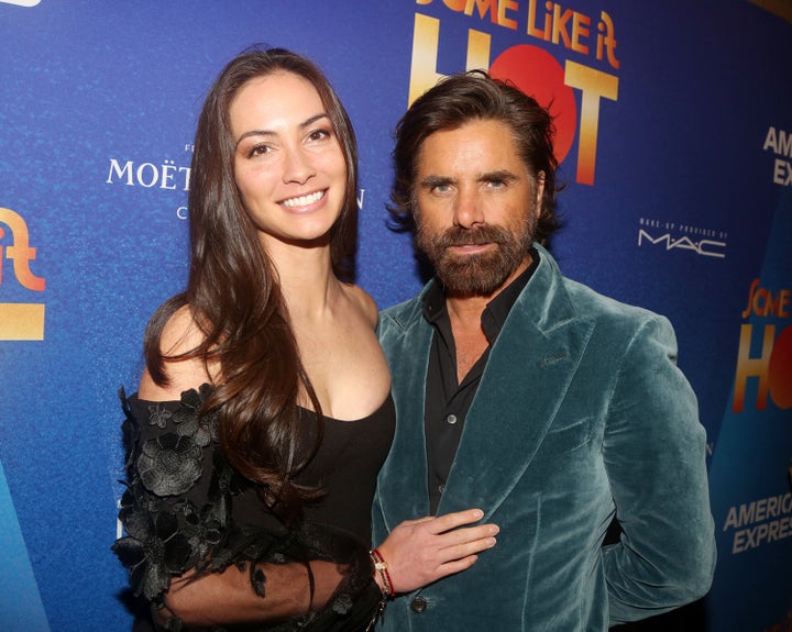 Caitlin McHugh Stamos (left) and John Stamos.