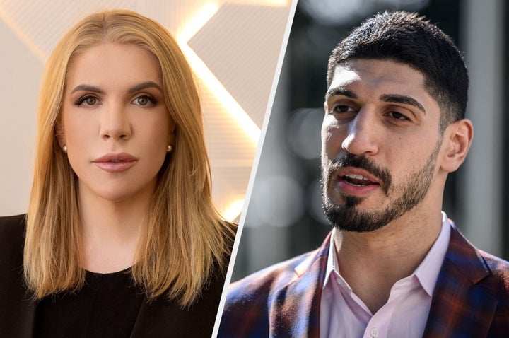 Kira Rudik and Enes Kanter Freedom