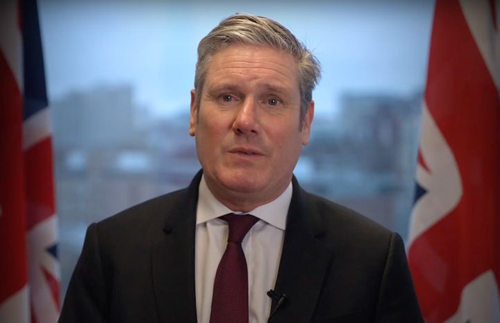 Labour Leader Sir Keir Starmer delivers his New Year's Day message