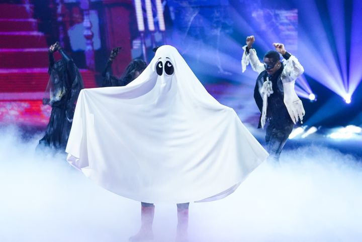 Ghost was the first character to be eliminated from the new series of The Masked Singer UK