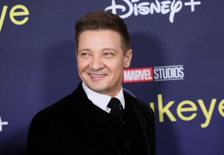 Jeremy Renner at the launch of the Disney+ series Hawkeye in 2021