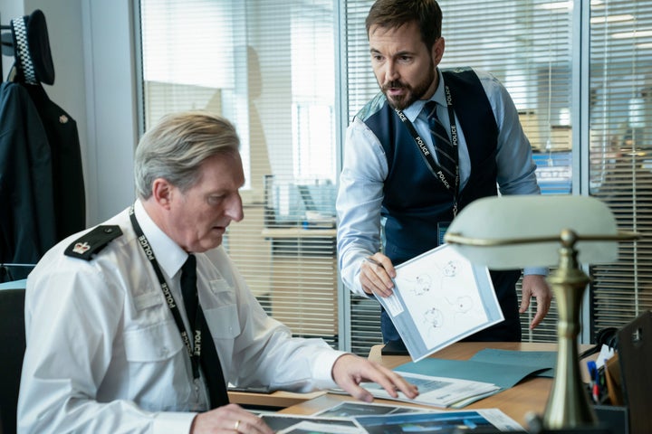 Line Of Duty stars Adrian Dunbar and Martin Compston