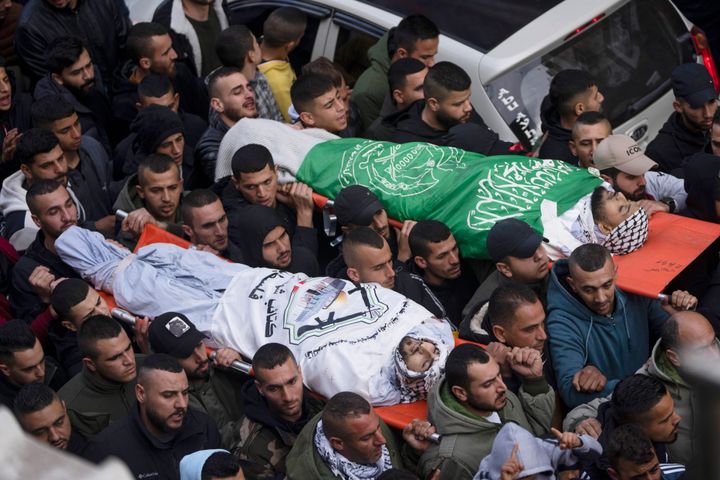 Israel forces killed two Palestinian men during a confrontation that erupted early Monday, Jan. 2, 2023, when troops entered a village in the occupied West Bank to destroy the men's homes.