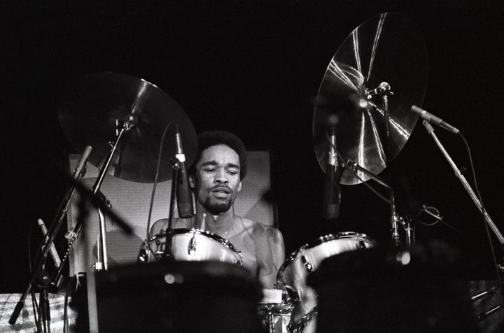 Fred White performs on stage for Earth, Wind & Fire in this undated photo. His brother announced his death at age 67 on Monday.