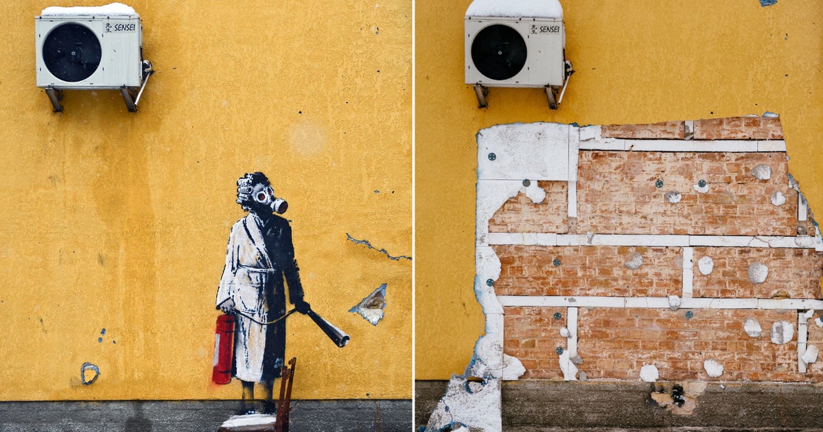 Thwarted Theft Of Banksy Art In Ukraine May Cost Alleged Ringleader Dearly Thwarted Theft Of Banksy Art In Ukraine May Cost Alleged Ringleader Dearly