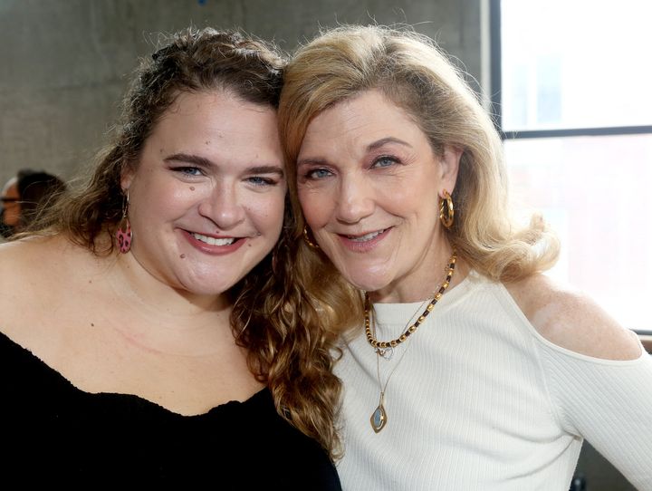 "I've been able to be a fully fledged artist, more than just someone coming in for a quick fat or food joke, and have completely brought myself to two shows," Milligan said (left, with "kimberly akimbo" co-star Victoria Clark). 