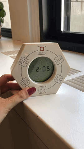 A rotating timer
