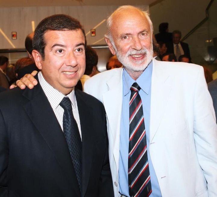 Με τον, επί δεκαετίες, διευθυντή του Μουσείου Μπενάκη, Αγγελο Δεληβορριά