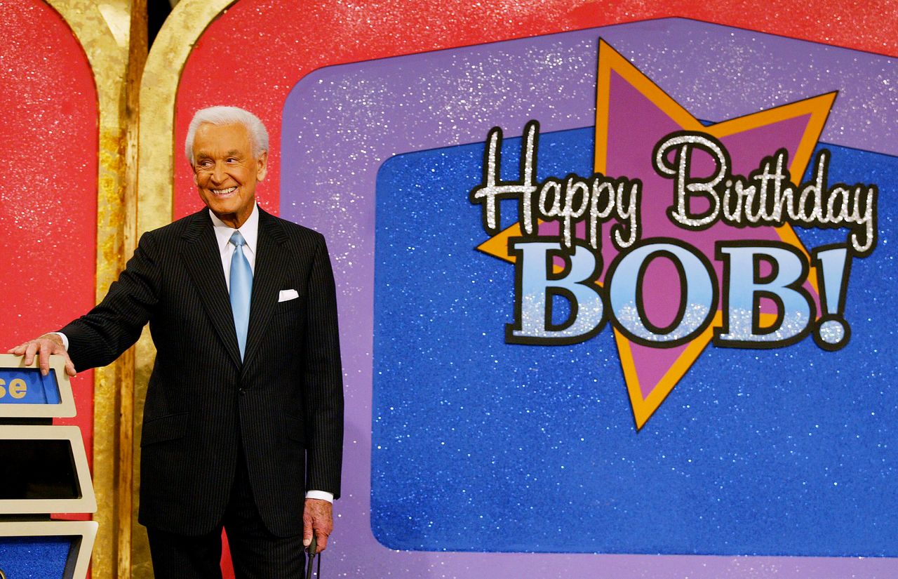 Barker celebrates his 80th birthday during a special daytime edition of "The Price Is Right" in Los Angeles on Nov. 20, 2003.