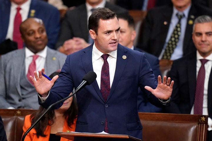 Rep. Mike Gallagher (R-Wis.) rallied Republicans around their dysfunction.