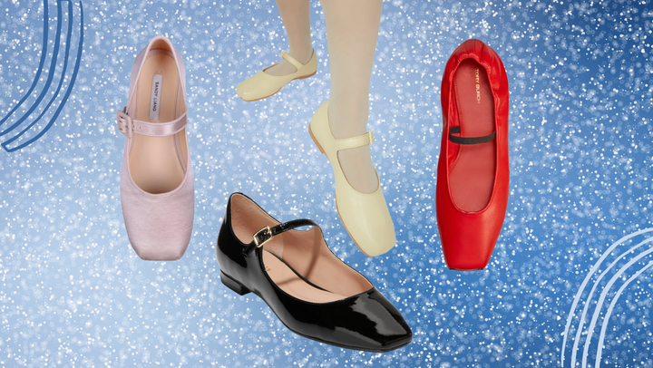 Miu miu mary jane top flats